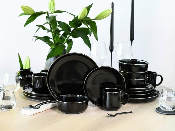 KOMBINIRANI SERVIS Nordic Festive Schwarz