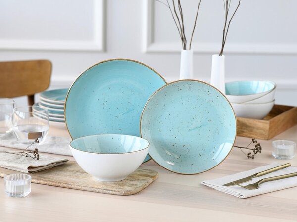 JEDILNI SERVIS Vintage Nature Aqua