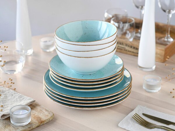 JEDILNI SERVIS Vintage Nature Aqua