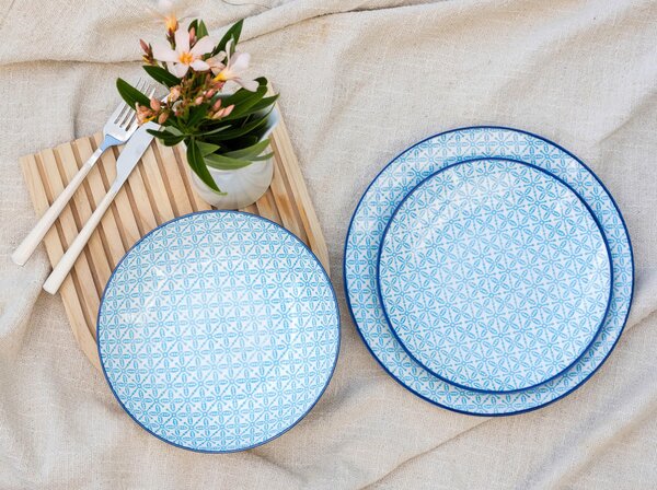 JEDILNI SERVIS Mediterran Blau
