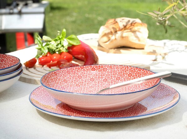 JEDILNI SERVIS Mediterran Rot