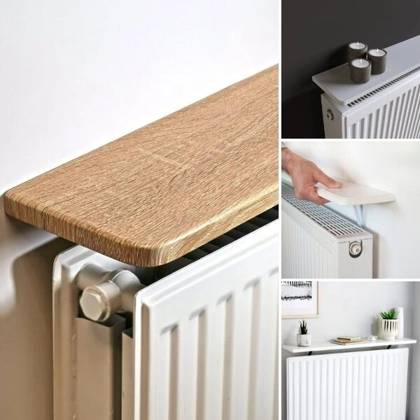 Radifloat™ Lebdeča Polica Za Radiator, Naravni hrast 60 cm