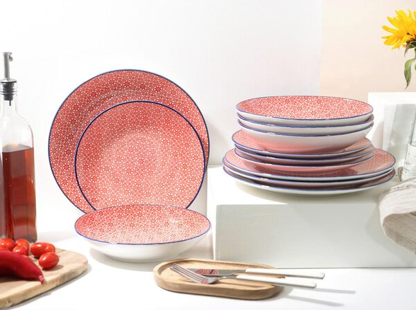 JEDILNI SERVIS Mediterran Rot