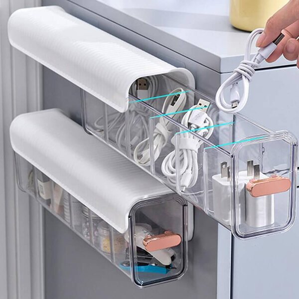 Set Garderobnih Organizatorjev Tidix, Temno zelena – 4 kosi
