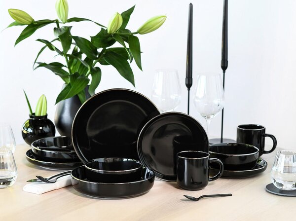 KOMBINIRANI SERVIS Nordic Festive Schwarz