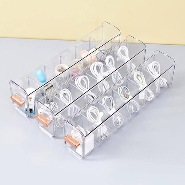 Set Garderobnih Organizatorjev Tidix, Temno zelena – 4 kosi