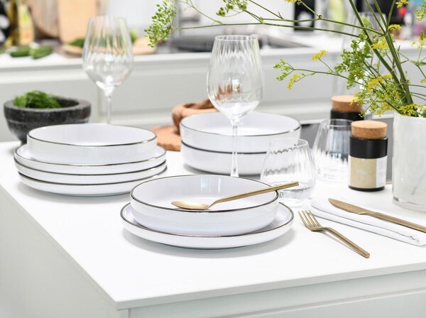 KOMBINIRANI SERVIS Nordic Festive Weiss