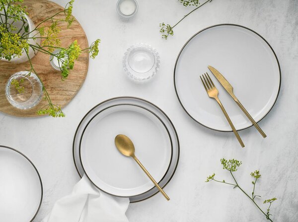 JEDILNI SERVIS Nordic Festive Weiss