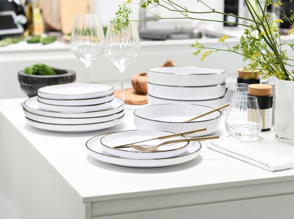 KOMBINIRANI SERVIS Nordic Festive Weiss