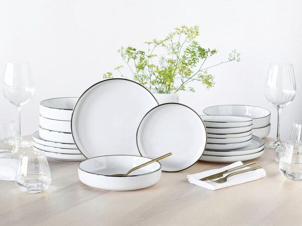 JEDILNI SERVIS Nordic Festive Weiss