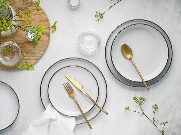 JEDILNI SERVIS Nordic Festive Weiss