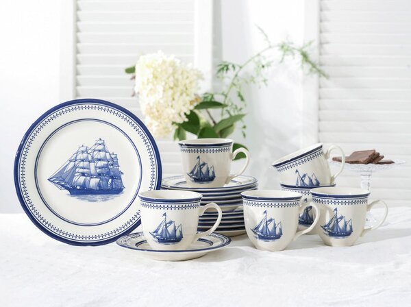KAVNI SERVIS Segelschiff blau