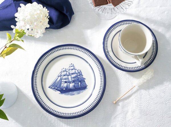 KAVNI SERVIS Segelschiff blau