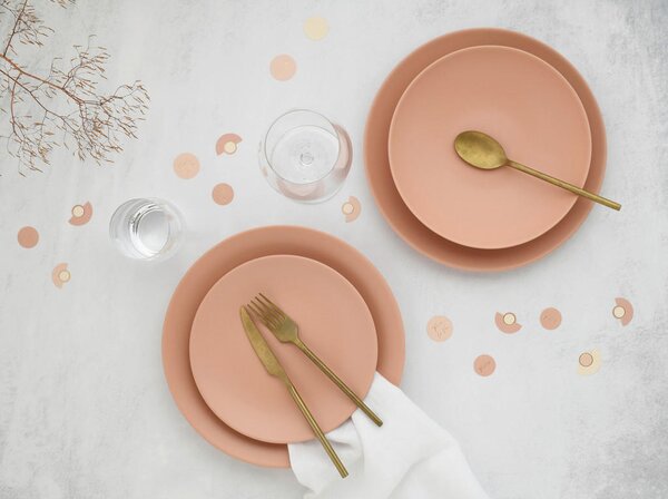 JEDILNI SERVIS Soft Touch Peach