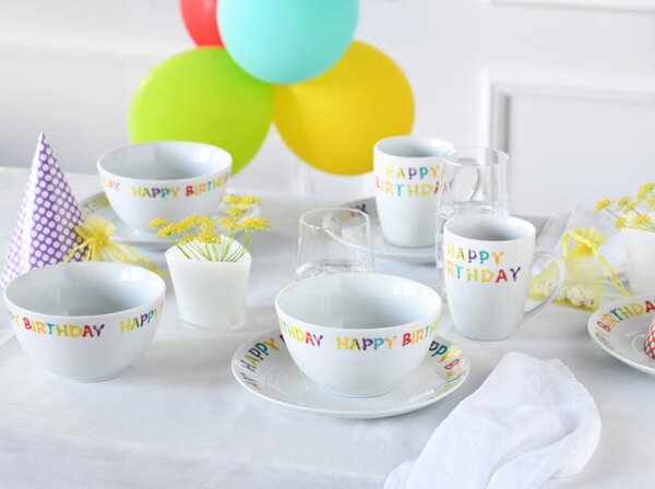 SERVIS ZA ZAJTRK Happy Birthday