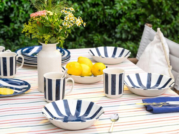 KOMBINIRANI SERVIS Summer Stripes Blau