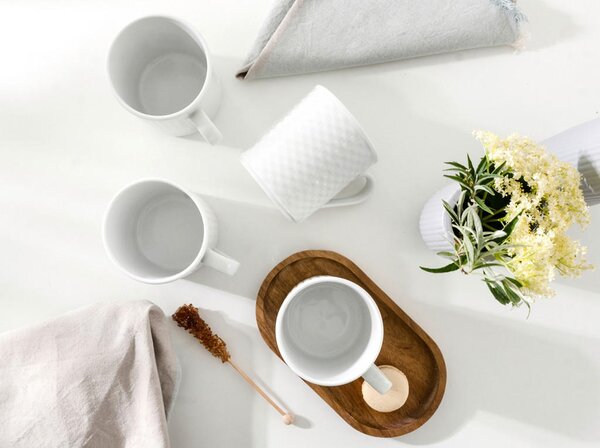 SET SKODELIC ZA KAVO Polo weiss 6-delni 250 ml
