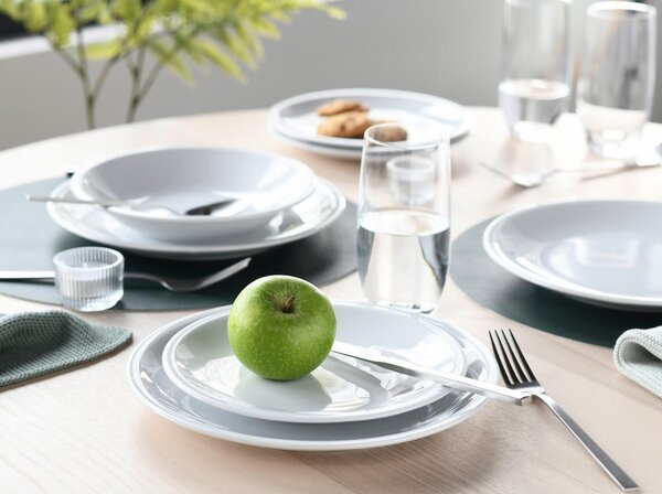 JEDILNI SERVIS Milano Weiss
