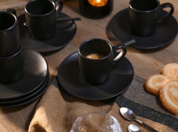 SET SKODELIC Soft Touch Black 12-delni