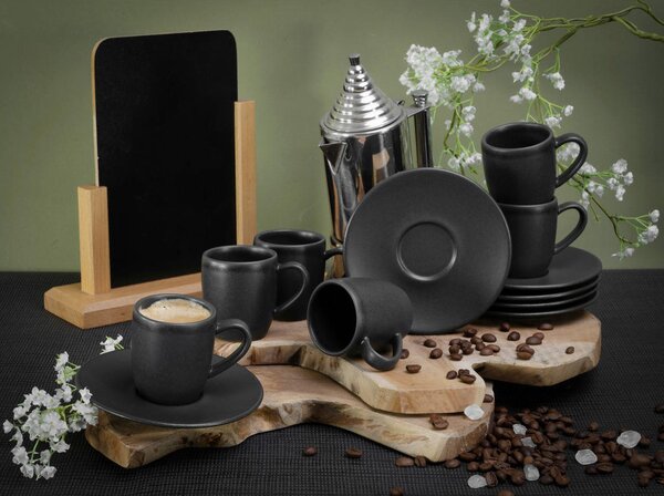 SET SKODELIC Soft Touch Black 12-delni