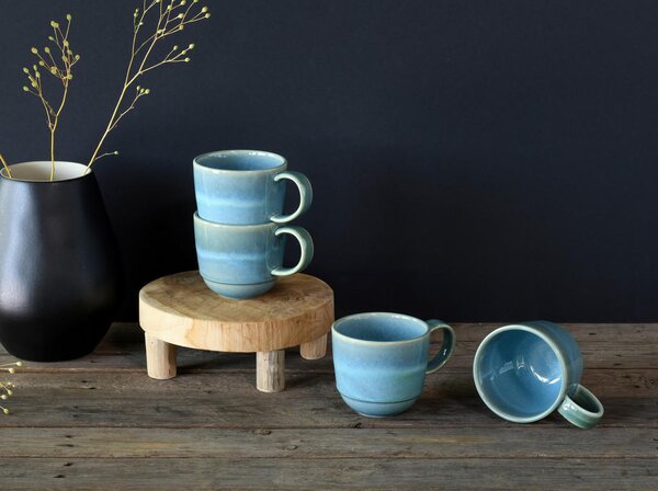 SET SKODELIC ZA KAVO YUKI 4-delni 370 ml