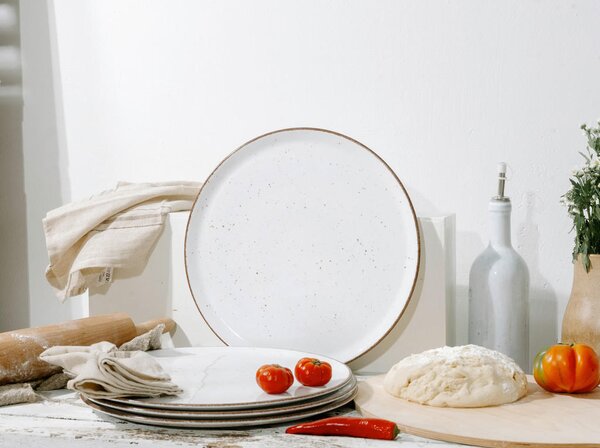 SET KROŽNIKOV ZA PICO Vintage Nature Weiss 30,5 cm
