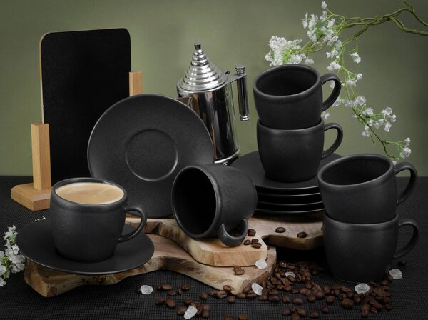 SET SKODELIC Soft Touch Black 12-delni