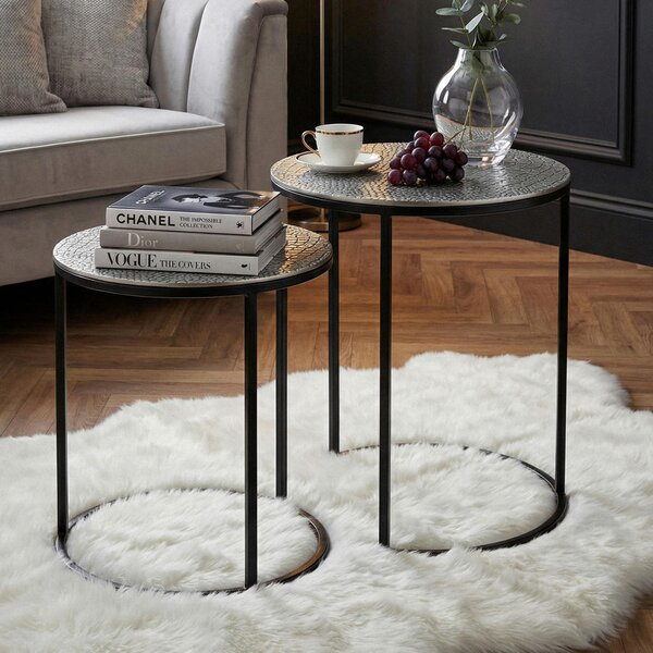SET MIZIC, srebrne barve