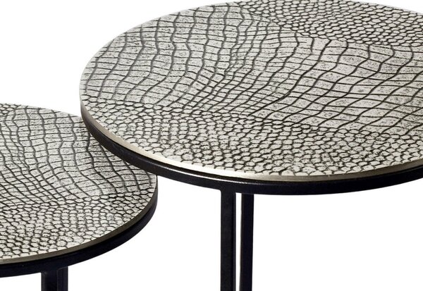 SET MIZIC, srebrne barve