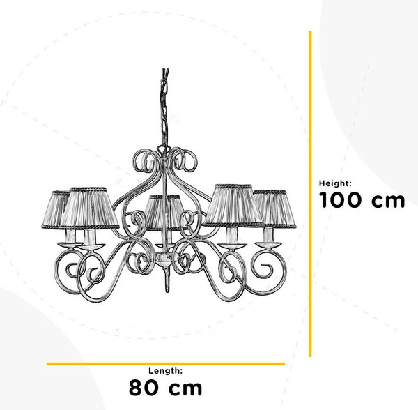 LESTENEC 4808 VIVIENNE 80/80/100 cm E14
