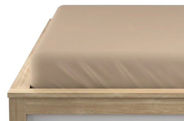 Jersey rjuha BASIC bež 90 x 200 cm