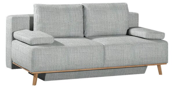 BOXSPRING ZOFA, siva tekstil