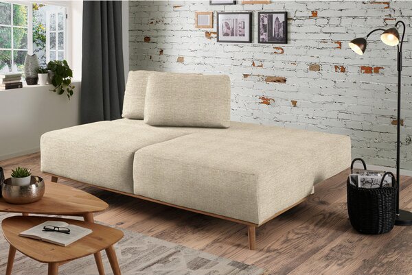 BOXSPRING ZOFA, bež tekstil