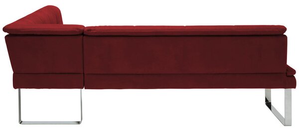 KOTNA KLOP, kovina, tekstil barve kroma, bordo