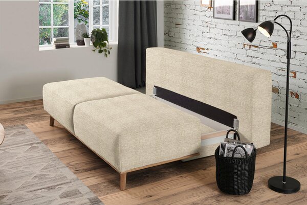 BOXSPRING ZOFA, bež tekstil