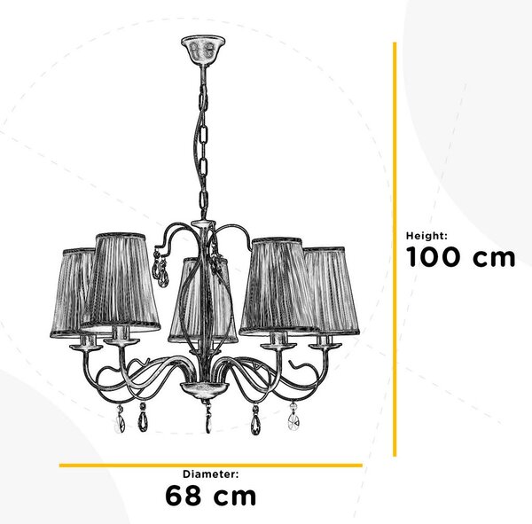 LESTENEC DELIA 68/68/100 cm E14