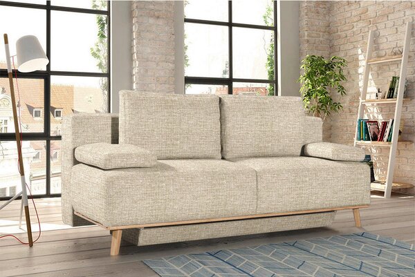 BOXSPRING ZOFA, bež tekstil