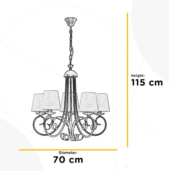 LESTENEC 70/70/115 cm E14
