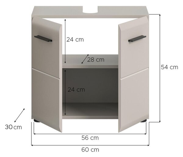 OMARICA ZA POD UMIVALNIK 60/54/30 cm