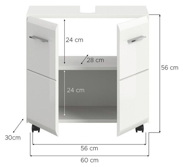 OMARICA ZA POD UMIVALNIK 60/58/30 cm