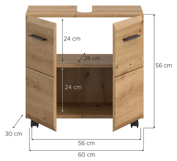 OMARICA ZA POD UMIVALNIK 60/58/30 cm