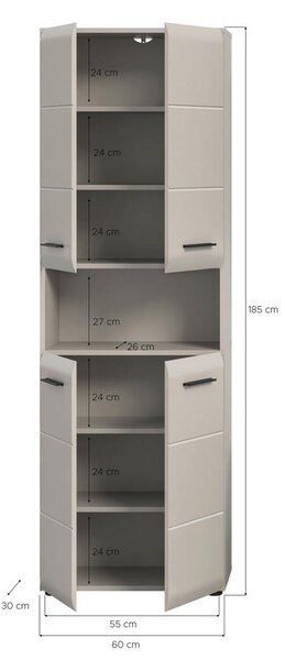 VISOKA OMARA 60/185/30 cm