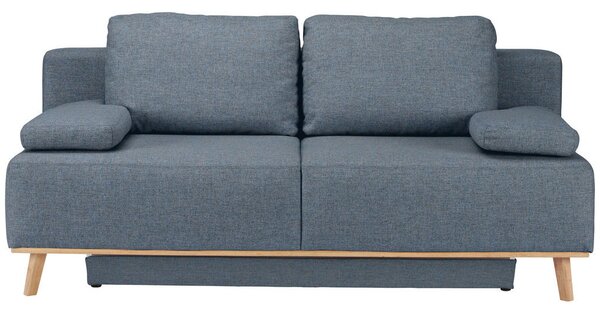 BOXSPRING ZOFA, modra, siva tekstil