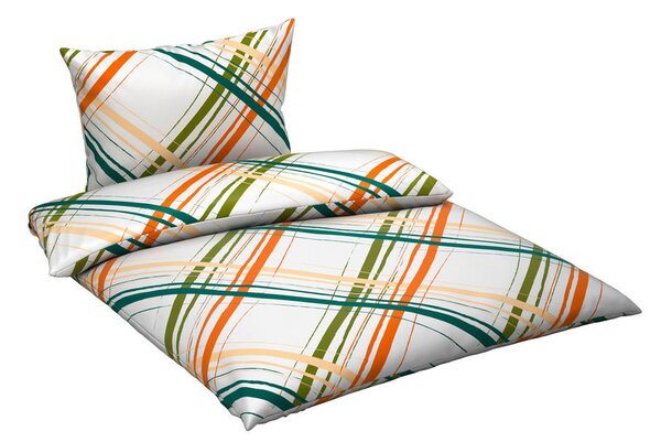 POSTELJNINA 140/200 cm saten večbarvno