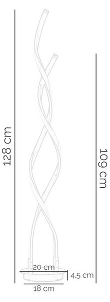 STOJEČA LED-SVETILKA 4948 DAFNE 1200 lm 4000 K