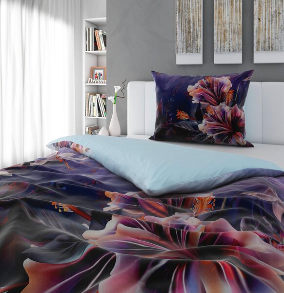 POSTELJNINA ULLY 140/200 cm saten lila