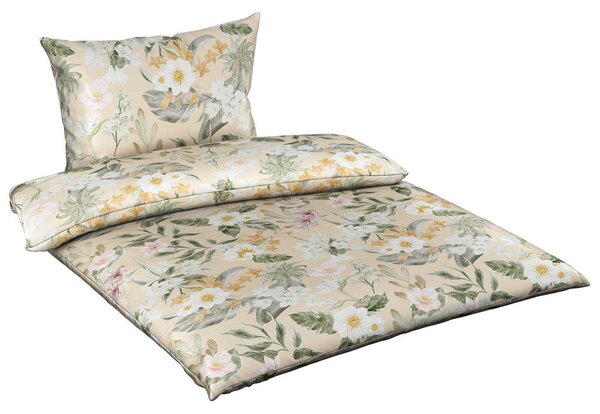 POSTELJNINA NELLY 140/200 cm saten rumena