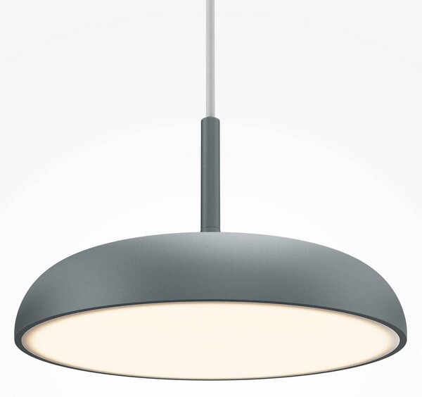 Maytoni LED obesek Gerhard, siva, Ø 30 cm, kovina