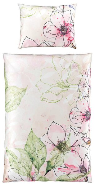 POSTELJNINA CICOO 140/200 cm saten večbarvno