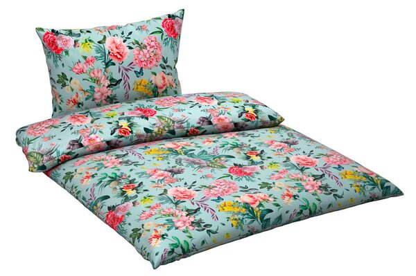 POSTELJNINA 140/200 cm saten večbarvno